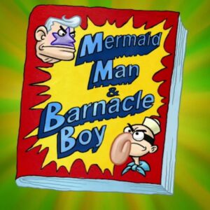 Spongebob Meme Quiz Reading Mermaid Man and Barnacle Boy comics