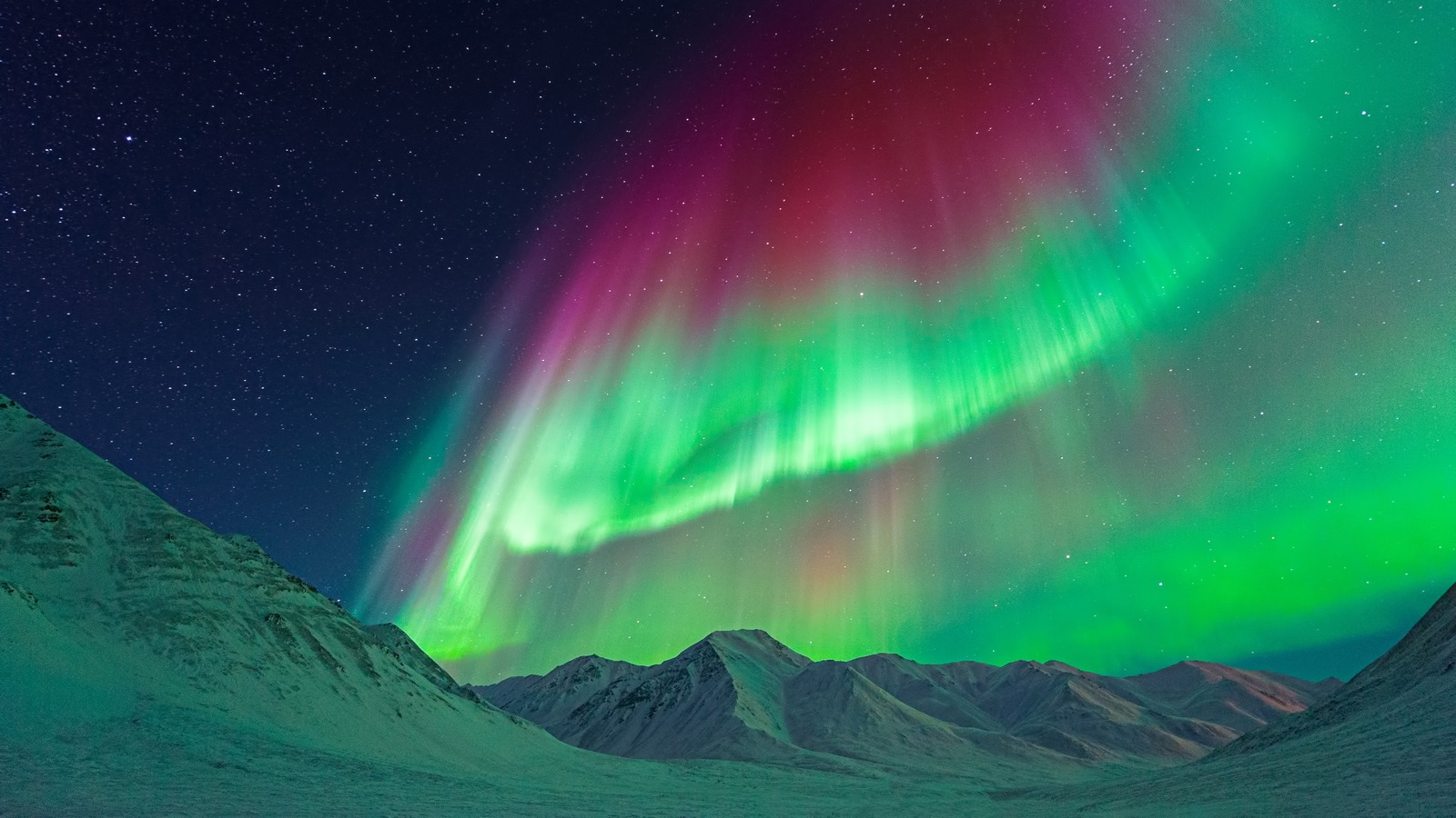 Us States Checklist Aurora Borealis - Alaska, USA