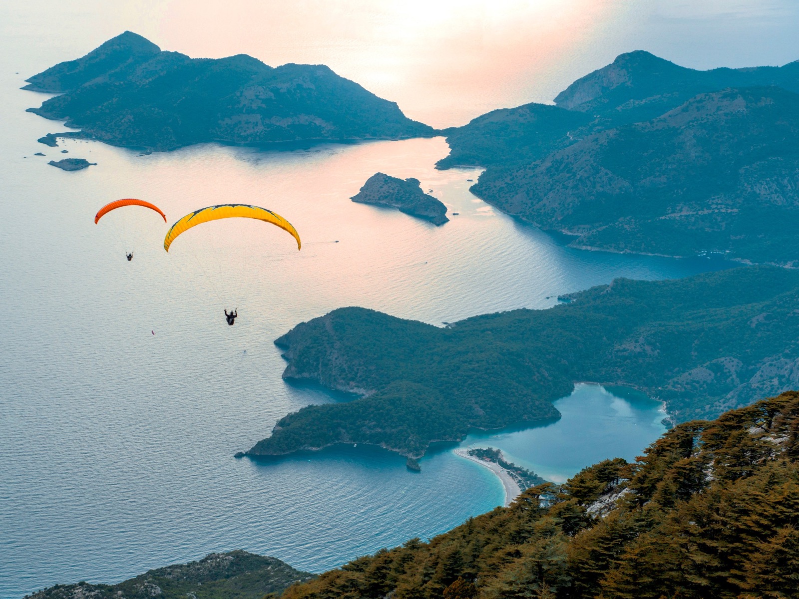 Spirit Animal Travel Quiz Paraglide over the Blue Lagoon in Oludeniz, Turkey