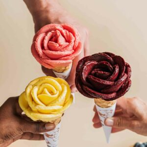 NYC Trip Planning Quiz 🗽: Can We Guess Your Age? Rose-shaped gelato from Amorino