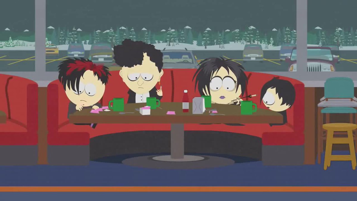 South Park Personality Test South Park goth kids
